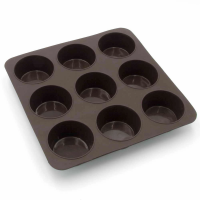 Форма для выпечки мафинов Lessner Chef Choco 9 шт 25х25х3,5 см 10246