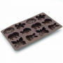 Форма для выпечки Lessner Chef Choco 12 шт 19,5x34x4 см 10261