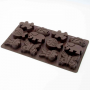 Форма для выпечки Lessner Chef Choco 12 шт 19,5x34x4 см 10261