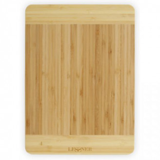 Доска кухонная прямоугольная бамбуковая Lessner 34х24х1.8см 10300-34
