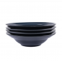 Тарелка глубокая Krauff Lucerne Black&Blue 21,2см 24-320-005