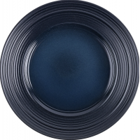Тарелка обеденная Krauff Lucerne Black&Blue 25,4см 24-320-009