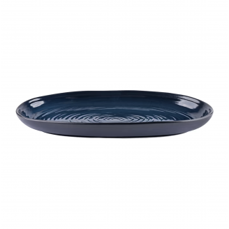 Блюдо Krauff Lucerne Black&Blue 15,6х31,2см 24-320-011