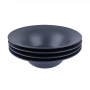 Тарелка глубокая Krauff Hattu Black 21,5см 24-320-043