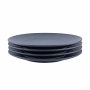 Тарелка обеденная Krauff Hattu Black 25,5см 24-320-049