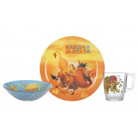 Набор для детей Luminarc DISNEY LION KING - 3 пр. P9345