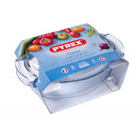 Кастрюля PYREX Classic овальная 38х23см (4,4л+1,4л) 460A000/7643