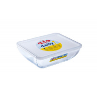 Форма Pyrex DAILY прямоугольная с крышкой 22х17см (1,3л) 342P000/3646