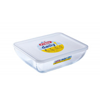 Форма Pyrex DAILY прямокутна з крышкою 25х20см (2,2л) 343P000/3646