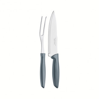 Набор ножей Tramontina Plenus grey, 2 пр. 23498/610