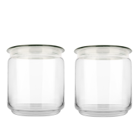 Набор банок для сыпучих Luminarc PLANO GREY - 2 пр Q8234