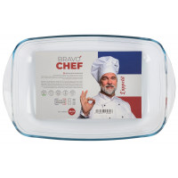 Форма для выпечки BRAVO CHEF  39x25x7 см 3,6 л BC-249B/FR