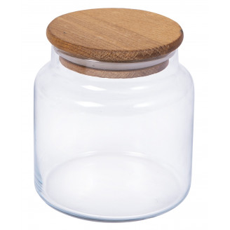 Банка с деревянной крышкой HEREVIN 0,635л 232007-000