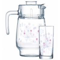 Набор для напитков Luminarc FLEUR DE GRIVE 7пр X0257