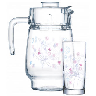 Набор для напитков Luminarc FLEUR DE GRIVE 7пр X0257