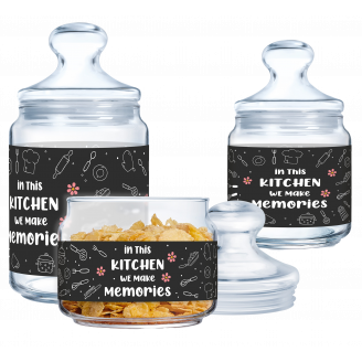 Набор банок для сыпучих Luminarc Club KITCHEN MEMORIES - 3пр X1073