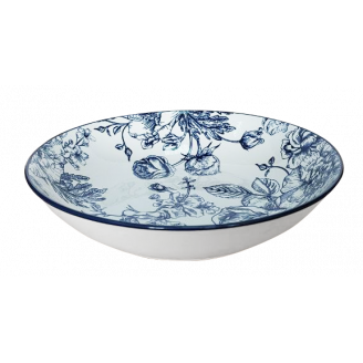 Тарелка глубокая Limited Edition BLOSSOM BLUE 20см/0,8л YF7001-3