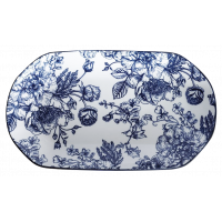 Блюдо овальное Limited Edition BLOSSOM BLUE 30см YF7001-7