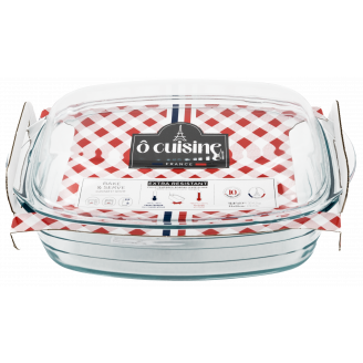 Кастрюля O CUISINE прямоугольная 33х20 см 3,1+1,7 л 465AC00/2043