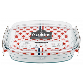 Кастрюля O CUISINE прямоугольная 37х22 см 4.4+2.3 л 466AC00/2043