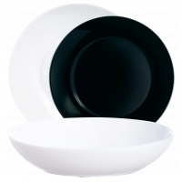 Сервіз столовий Luminarc APY BLACK & WHITE 18 пр. X1990