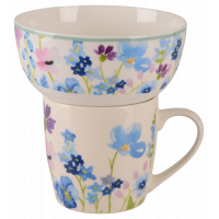 Столовый набор Limited Edition FLOWERS BLUE 2пр B497,B80-SU2742A