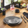 Тарелка обеденная Luminarc SLATE BLACK 25см V0115
