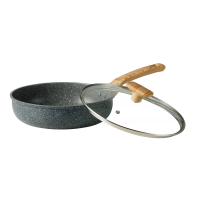 Сковорода глибока з кришкою BRAVO CHEF 24 см BC-1102-24 HL