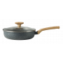 Сковорода глибока з кришкою BRAVO CHEF 24 см BC-1102-24 HL