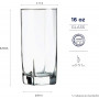 Набор высоких стаканов  LUMINARC  Sterling 330 мл 3 шт P1562