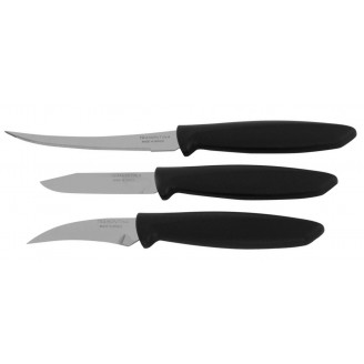 Набор ножей Tramontina Plenus Black, 3 пр. 23498/012