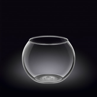 Ваза стеклянная Wilmax Thermo Segment 12х10 см WL-888970 / A