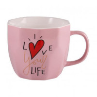 Кружка Milika Love your life Pink 360мл M0520-L254P