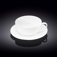 Чашка чайная&блюдце Wilmax 250 мл WL-993233 / AB