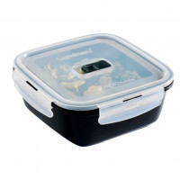 Пищевой контейнер квадратный Luminarc Pure Box Active Black 1220мл V1475