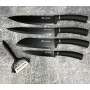 Набор ножей Vincent Black blade с покрытием non-stick 5 пр VC-6211