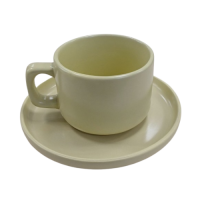 Чашка с блюдцем Milika SonataYellow 250 мл M0430-3144-CS-YL