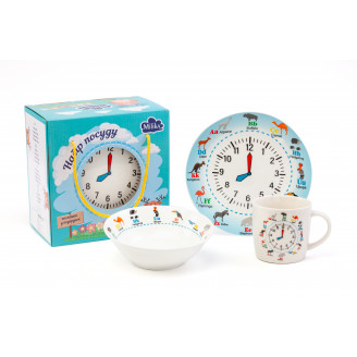 Детский набор Milika Amusing Clock 3пр. M0690-KS-2006