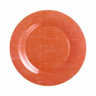 Тарелка обеденная Luminarc Poppy Mandarine 25см V0107