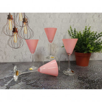 Набор бокалов для эспрессо Bohemia Pralines Pink 90мл 4шт b40916-D5250