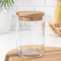 Банка для сыпучих Luminarc Cork 1,0л P9617