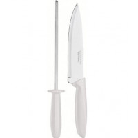 Набор ножей Tramontina Plenus light grey, 2 пр. 23498/311