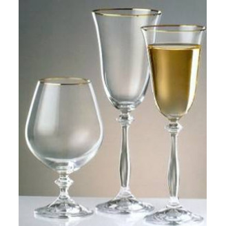 Набор бокалов для вина Bohemia Angela (20733) 250мл-6шт