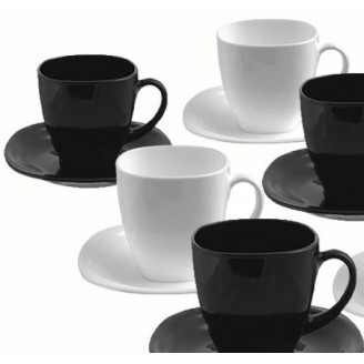 Чайный сервиз Luminarc Carine Black&White 220мл-12пр