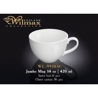 Кружка джамбо Wilmax  420 мл WL-993038 / A