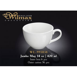 Кружка джамбо Wilmax  420 мл WL-993038 / A