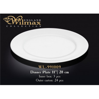 Тарелка обеденная Wilmax 28 см WL-991009 / A