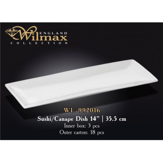 Блюдо для суши/канапе Wilmax 35,5 см WL-992016 / A