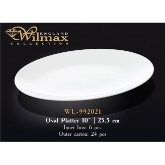 Блюдо овальное Wilmax  25,5 см WL-992021 / A