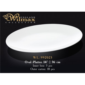 Блюдо овальное Wilmax 36 см WL-992023 / A